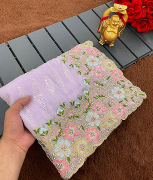 Bollywood Inspired beautiful Georgette saree