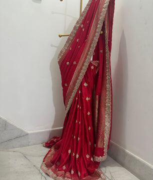 Authentic Banarasi premium mashru silk saree