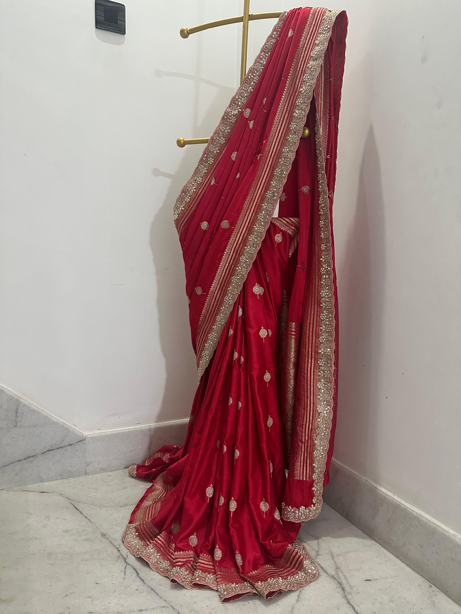 Authentic Banarasi premium mashru silk saree