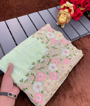 Bollywood Inspired beautiful Georgette saree