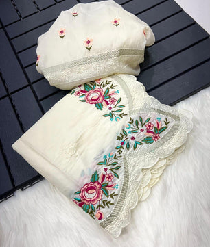 Pure Tussar Silk Saree in a beautiful solid shade