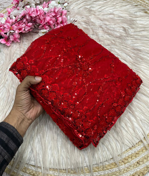 Party Wear sequence Work heavy saree