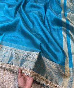 Banarasi Tissue lace border Saree