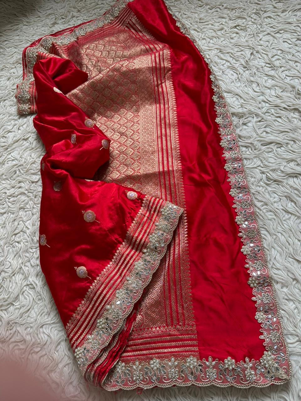 Authentic Banarasi premium mashru silk saree