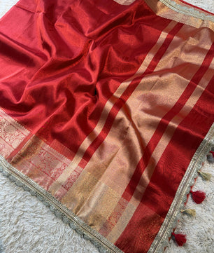 Banarasi Tissue lace border Saree