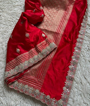 Authentic Banarasi premium mashru silk saree