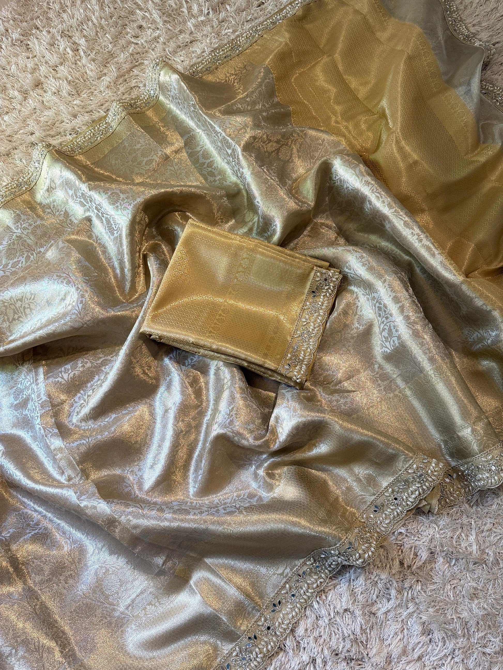 Banarasi soft Kanchi tissue silk saree