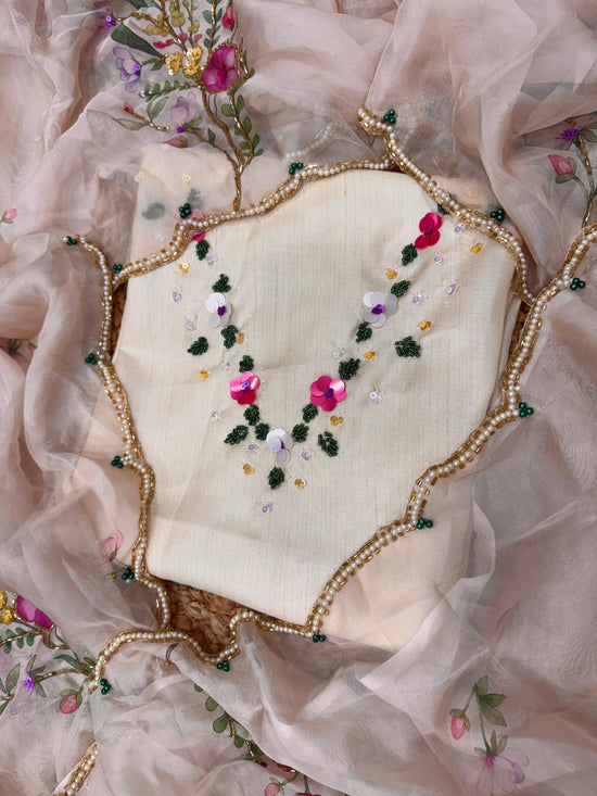 Fresh Arrival – Handwork Elegance Saree￼