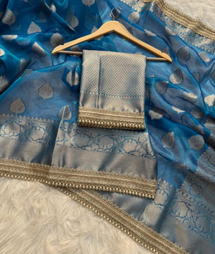 Premium banarasi soft Maharani tissue silk saree