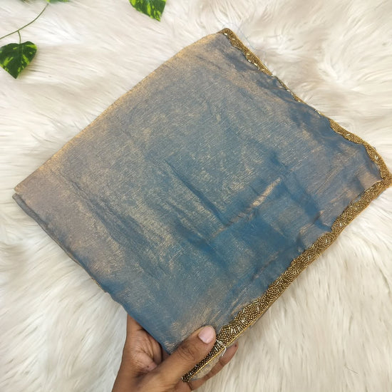 Most viral saree in Fandy silk fabric