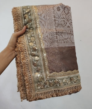 banarasi SOFT &nbsp; MAHARANI GLASS TISSUE SILK saree collection