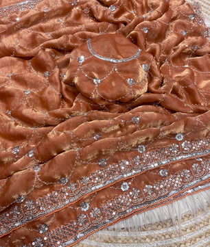 LUMIRA FENDY SATIN SILK SAREE