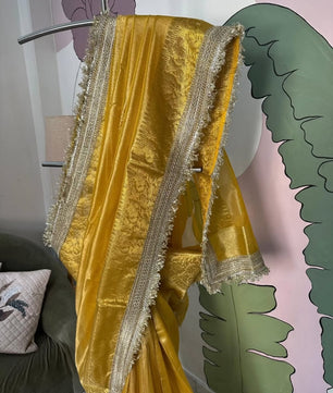 Pure Banarasi tissue silk saree