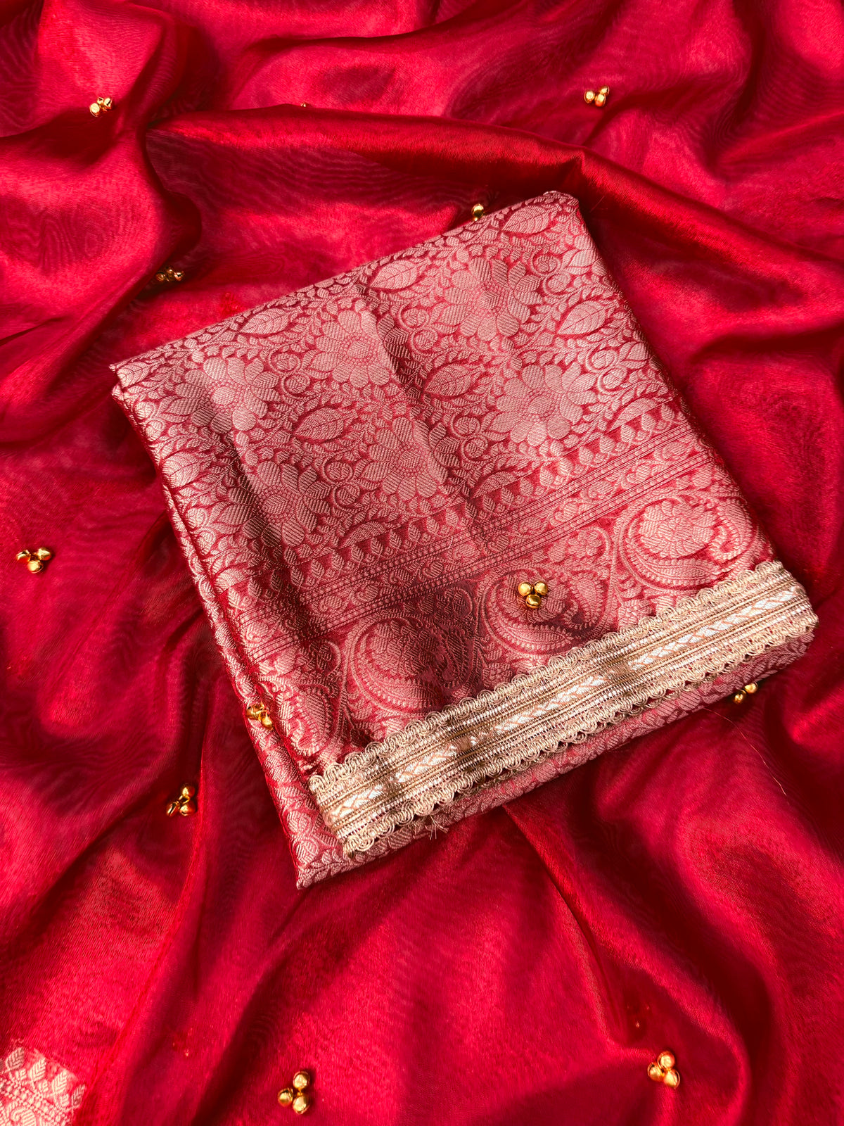 Royal Ghoongru Tissue Saree