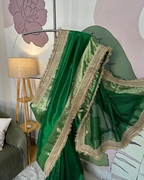 Pure Banarasi tissue silk saree