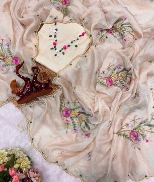 Fresh Arrival – Handwork Elegance Saree￼