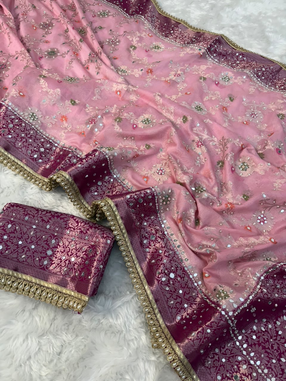 Soft Premium Georgette Banarasi Saree