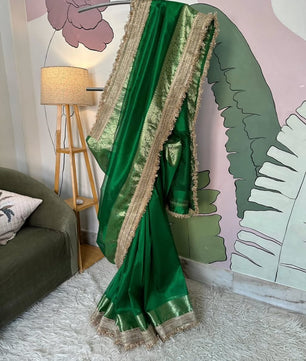 Pure Banarasi tissue silk saree