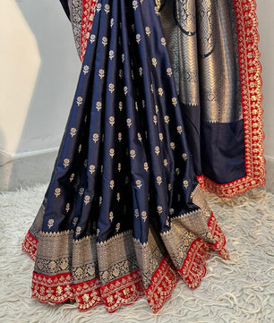 Authentic Banarasi premium mashru silk saree