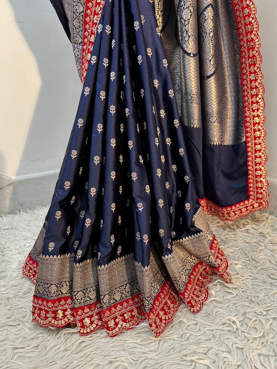 Authentic Banarasi premium mashru silk saree