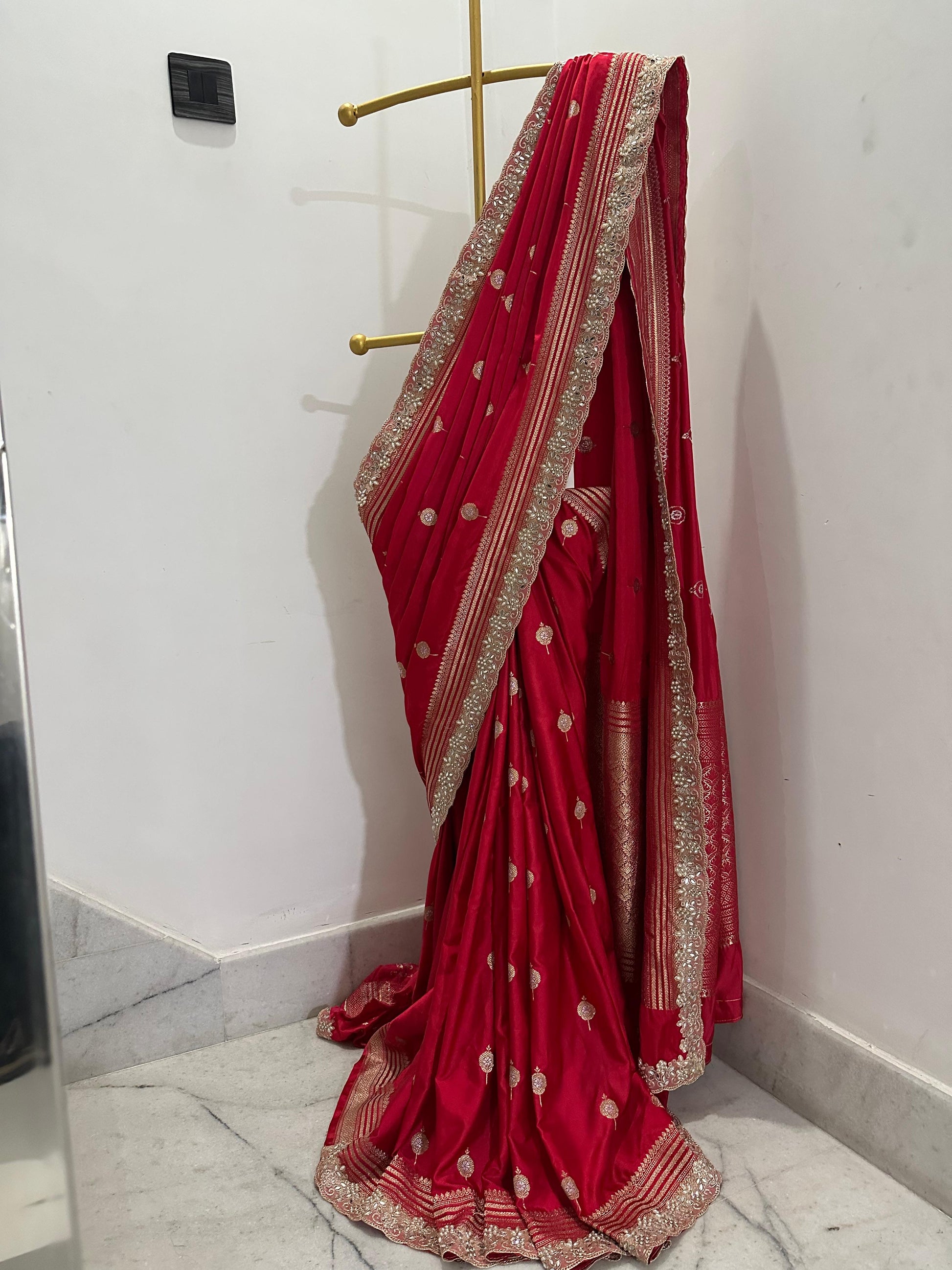 Authentic Banarasi premium mashru silk saree