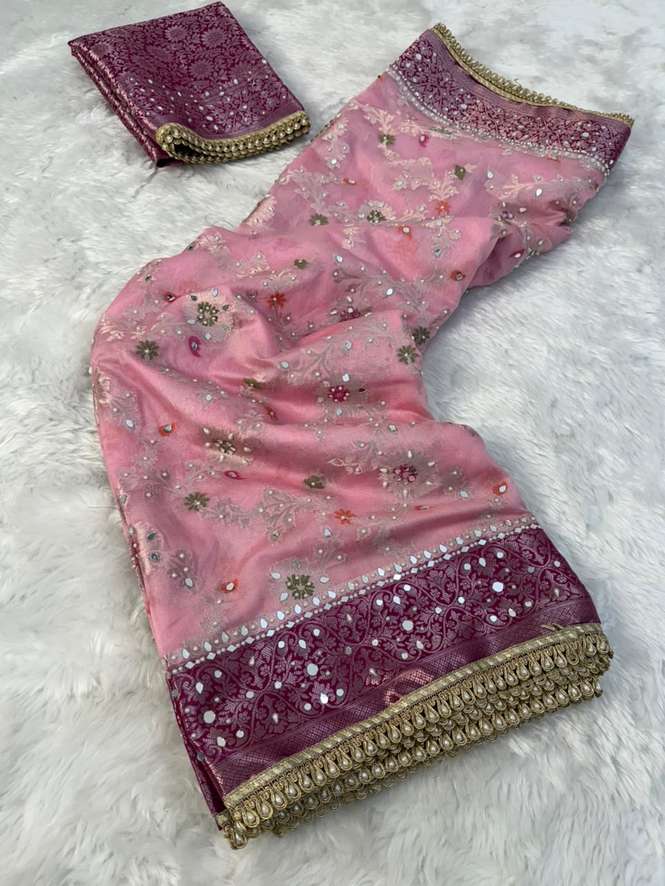 Soft Premium Georgette Banarasi Saree