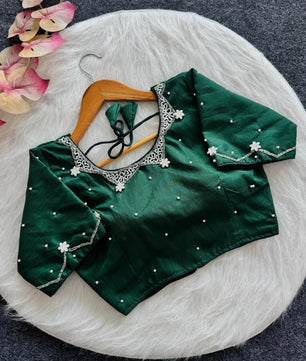 Beautiful handwork all over blouse