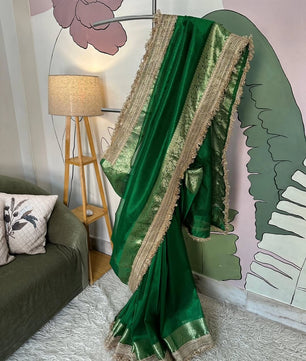 Pure Banarasi tissue silk saree