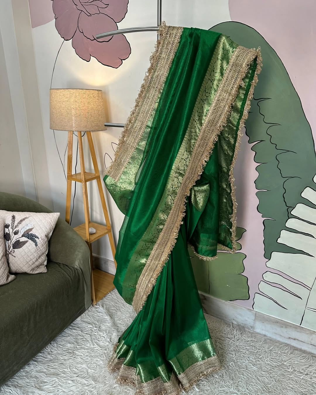 Pure Banarasi tissue silk saree