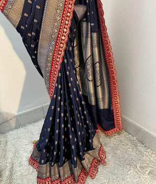 Authentic Banarasi premium mashru silk saree