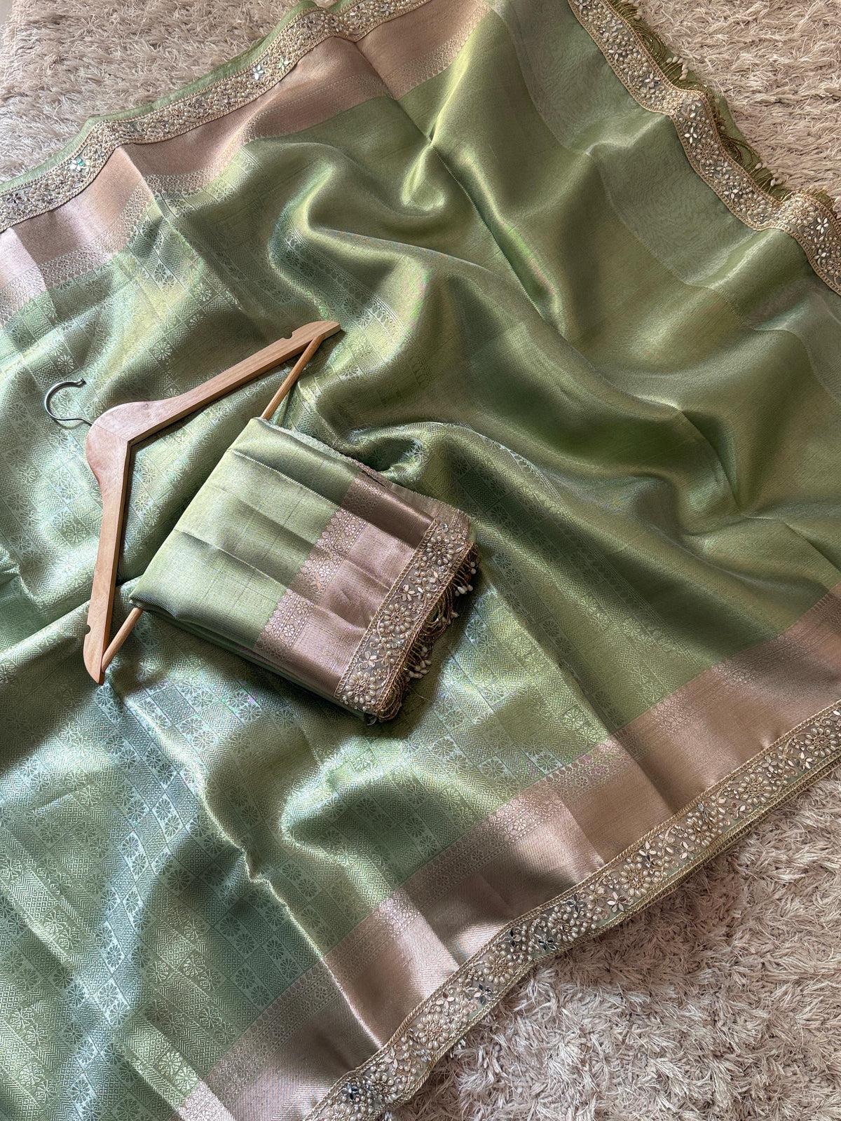 Banarasi Kanjivaram Bridal Katan Tissue Silk Saree