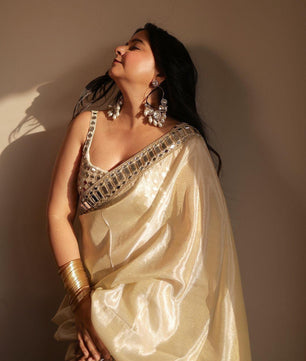 Soft satin Organza sare