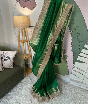 Pure Banarasi tissue silk saree
