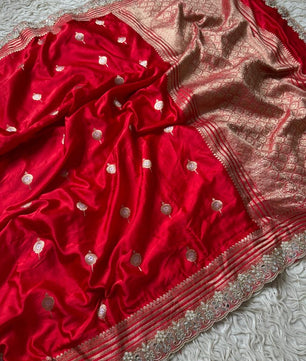 Authentic Banarasi premium mashru silk saree