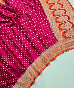 Banarasi mashru katan silk dyble saree with all over zari