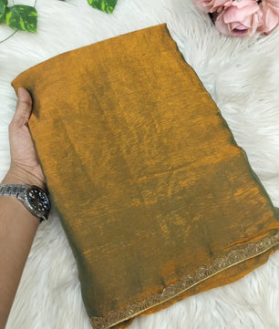 Most viral saree in Fandy silk fabric