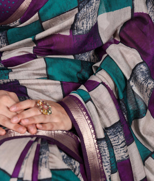 Beautiful Viscose  Chanderi Saree