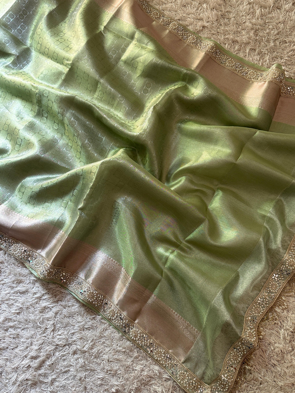 Banarasi Kanjivaram Bridal Katan Tissue Silk Saree