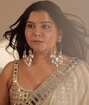 Soft satin Organza sare