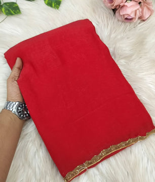 Most viral saree in Fandy silk fabric