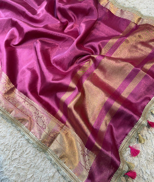 Banarasi Tissue lace border Saree