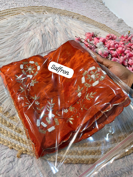 Premium saree in soft shine silk fabric