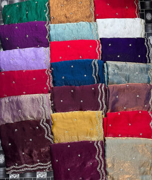 Beautiful designer Fandy silk saree