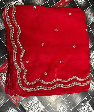 Beautiful designer Fandy silk saree