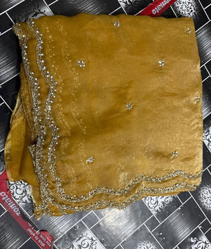 Beautiful designer Fandy silk saree