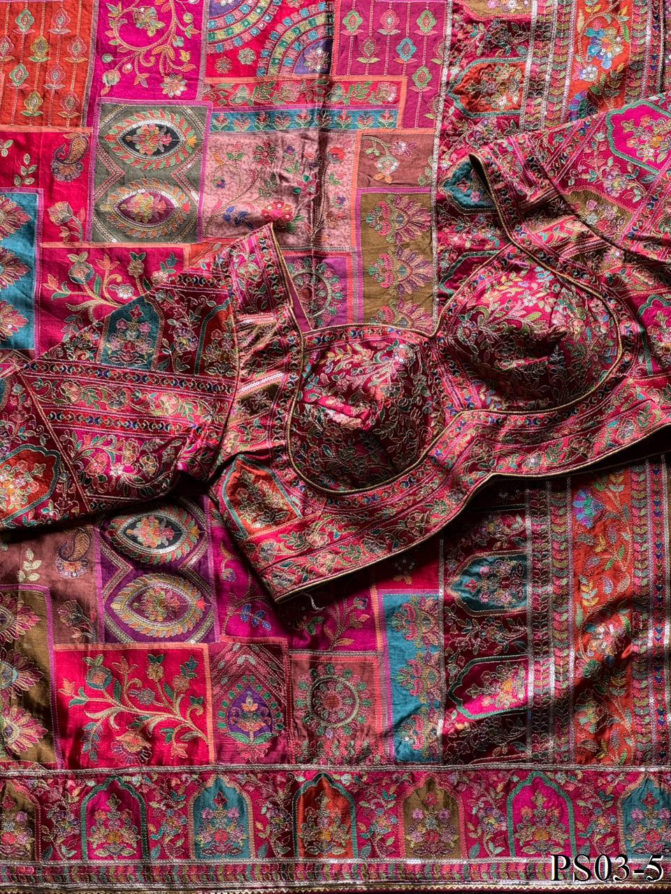 Viral Crepe Fabric With Printed Pattern Sequience Work Saree