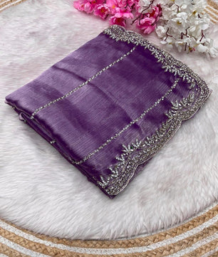 Zimmy choo hand work saree