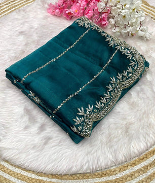 Zimmy choo hand work saree