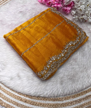 Zimmy choo hand work saree