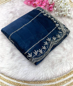 Zimmy choo hand work saree